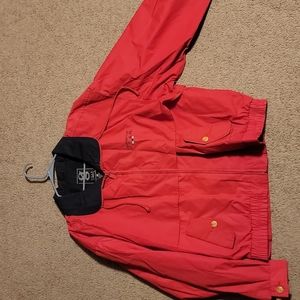 Vintage University of utah rain jacket